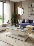 Modern Coffee Table – Marble Top or Glass Top Available