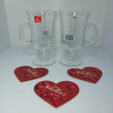Heat-Resistant Irish Coffee Glasses – Set of 6.