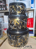 Designer Hotpot 3 pcs Set – Large Capacity Food Warmers.
