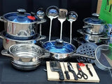 MARWA 30-Piece Stainless Steel Cookware Set

SKU: 02618