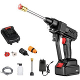 2‑Battery Car Washing Gun – Portable High‑Pressure Cleaner.