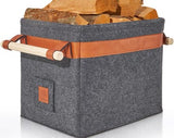 Stylish Storage Basket with Handles 44×39×31cm – Clothes, Towel & Blanket Organizer