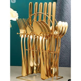 24PCS Stainless Steel Cutlery Set – Elegant Dining Essentials