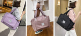 Waterproof Foldable Expandable Travel Bag – Large Zipper Storage & Shopping Bag, 41×23×28cm