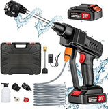 2‑Battery Car Washing Gun – Portable High‑Pressure Cleaner.