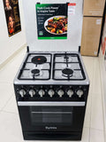 Syinix 60×60 3+1 Standing Cooker with Electric Oven