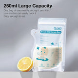 30pcs Breast Milk Freezer Storage Bags – 250ml Each