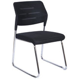 Executive Leather Office Waiting Chair– Reception & Visitor Seating