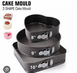 High-Quality Nonstick Mixed Shape Baking Tins.