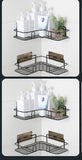 Bathroom/Kitchen Corner Shelf – Wall-Mounted Adhesive Storage Rack