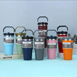 900ml Stainless Steel Thermal Coffee Mug with Handle – Vacuum Insulated Flask