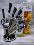 9-Piece Unique Kitchen Knife Set – Complete Cutting & Chopping Collection