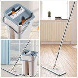 Smart Mop – 360° Hands-Free Flat Floor Cleaning Mop