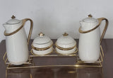 Acar JC7923 7-Piece Ceramic Golden Set – Premium Kitchen Storage Collection
