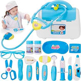 17-Piece Kids Doctor Pretend Play Medical Kit – Ages 3+