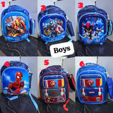 2-in-1 Cartoon-Themed School Backpack Set with Pencil Pouch