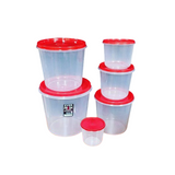 6PCS Ever Fresh Round Food Storage Container Set – Airtight Kitchen Storage