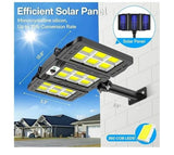 300W Triple-Sided Solar Light – Super Bright & Adjustable .