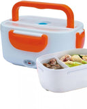 Electric Lunch Box with Plastic Liner – Portable Food Warmer
