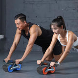 Fitness Ab Roller Coaster Wheel – Double-Wheeled Core Trainer.