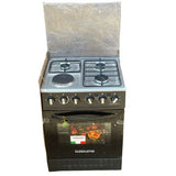 Globalstar JET 50×55 3+1 Standing Cooker with Electric Oven – Black