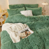 Luxury Fluffy Velvet Duvet Set – 6×7 | 6-Piece Bedding Set
