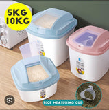 Plastic Cereal & Rice Storage Buckets – Airtight Food Storage Containers.