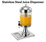Stainless Steel Single Juice Dispenser – 8 Litre Capacity