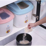 Plastic Cereal & Rice Storage Buckets – Airtight Food Storage Containers.