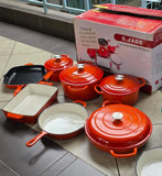 Cast Iron Enamel Cooking Pot – Multi-Purpose Kitchen Casserole