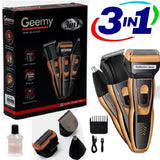 Geemy 3 in 1 Rechargeable Shaver.