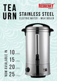 Redberry Premium Range Electric Tea Urn – Fast, Large-Capacity Hot Water Boiler
