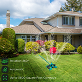 Automatic 360° ROTATING WATER LAWN YARD Garden Sprinkler. Up to 60psi, 10mts: BUY 2 GET 1 FREE.