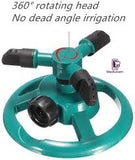 Automatic 360° ROTATING WATER LAWN YARD Garden Sprinkler. Up to 60psi, 10mts: BUY 2 GET 1 FREE.
