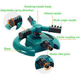 Automatic 360° ROTATING WATER LAWN YARD Garden Sprinkler. Up to 60psi, 10mts: BUY 2 GET 1 FREE.