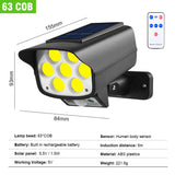 SOLAR POWERED OUTDOOR Street LIGHT WITH REMOTE 180W WITH MOTION SENSOR