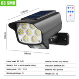 SOLAR POWERED OUTDOOR Street LIGHT WITH REMOTE 180W WITH MOTION SENSOR