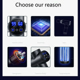 Massage Gun Deep Tissue Muscle Massager for Pain Relief, Upgrade Super Quiet Portable Handheld Relaxation Electric Sport Massager