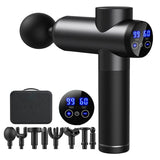 Massage Gun Deep Tissue Muscle Massager for Pain Relief, Upgrade Super Quiet Portable Handheld Relaxation Electric Sport Massager