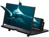 12" PHONE SCREEEN AMPLIFIER–3D HD Mobile Phone Magnifier Projector Screen for Movies, Videos, and Gaming–Foldable Phone Stand with Screen Amplifier–Supports ALL Smartphones