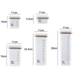 5pcs/set Tea Bean Grain Spice Food Grain Plastic Storage Box
